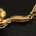 Sterling Silver Peridot and White Sapphire Drop Earrings