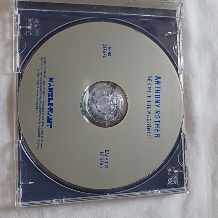 Anthony Rother - Sex With The Machines CD