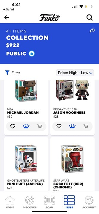 Funko pop collection 41 total with boxes