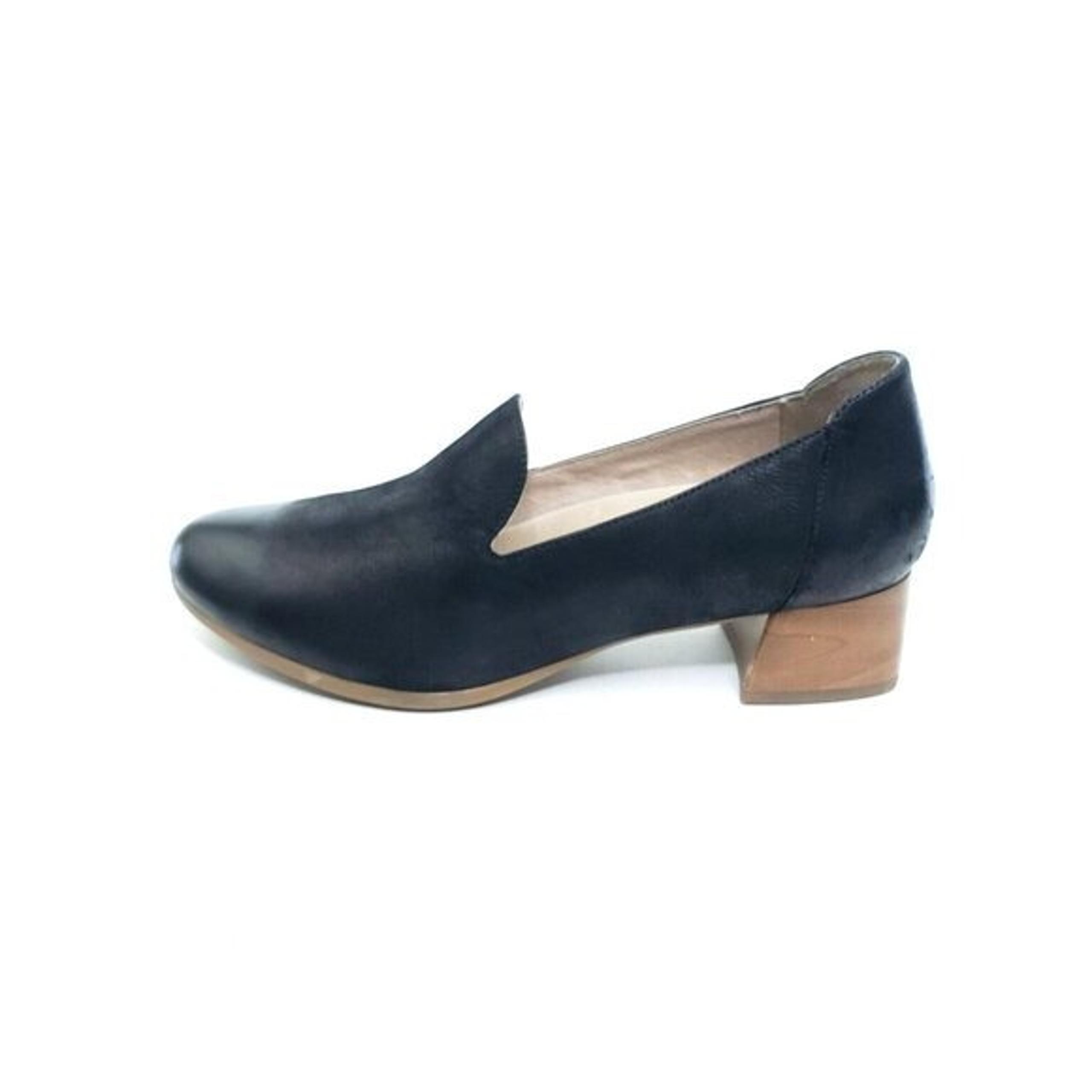 Dansko Preston Pumps Heel Black Leather Womens EUR 39/US 8.5-9