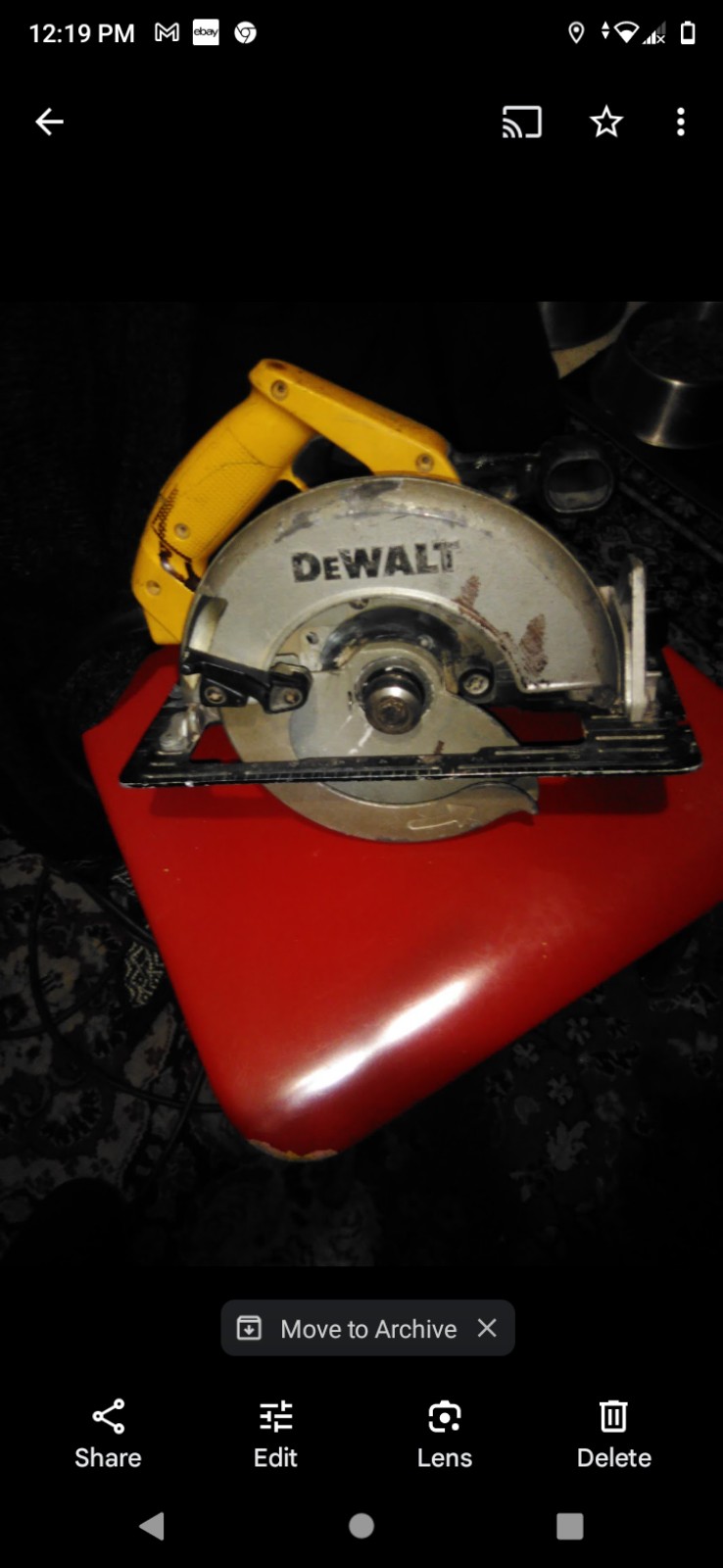 DeWALT circular saw