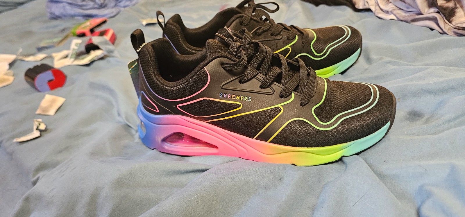 Skechers Street™ Tres-Air Uno - Rainbow Roadswomen's size 8 brand new