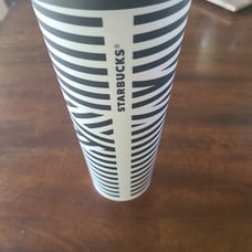 Starbucks zebra tumbler