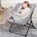 NEW! Folding Faux Fur Lounge Chair