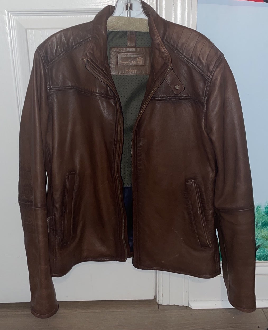 Massimo Dutti Men’s Leather Jacket