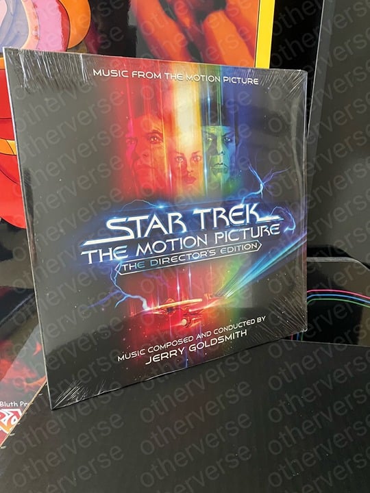 Star Trek The Motion Picture Movie Vinyl Record Soundtrack 2 LP Split Blue Mondo