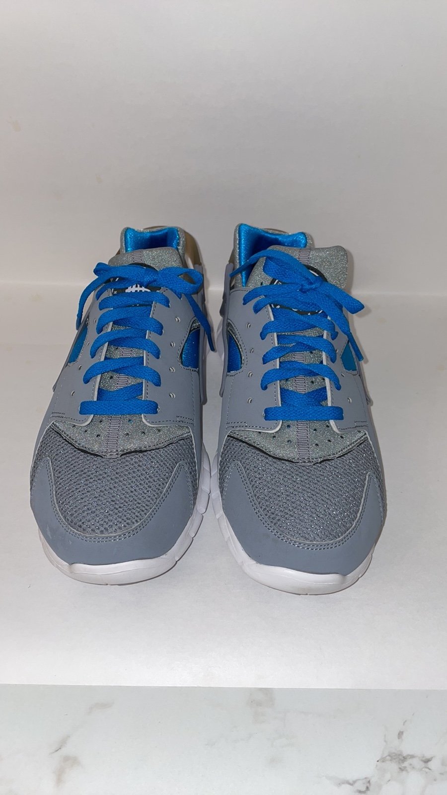 NIKE Air Huarache Woman's Size 8 2011 Colourways Blue & Grey Sneaker