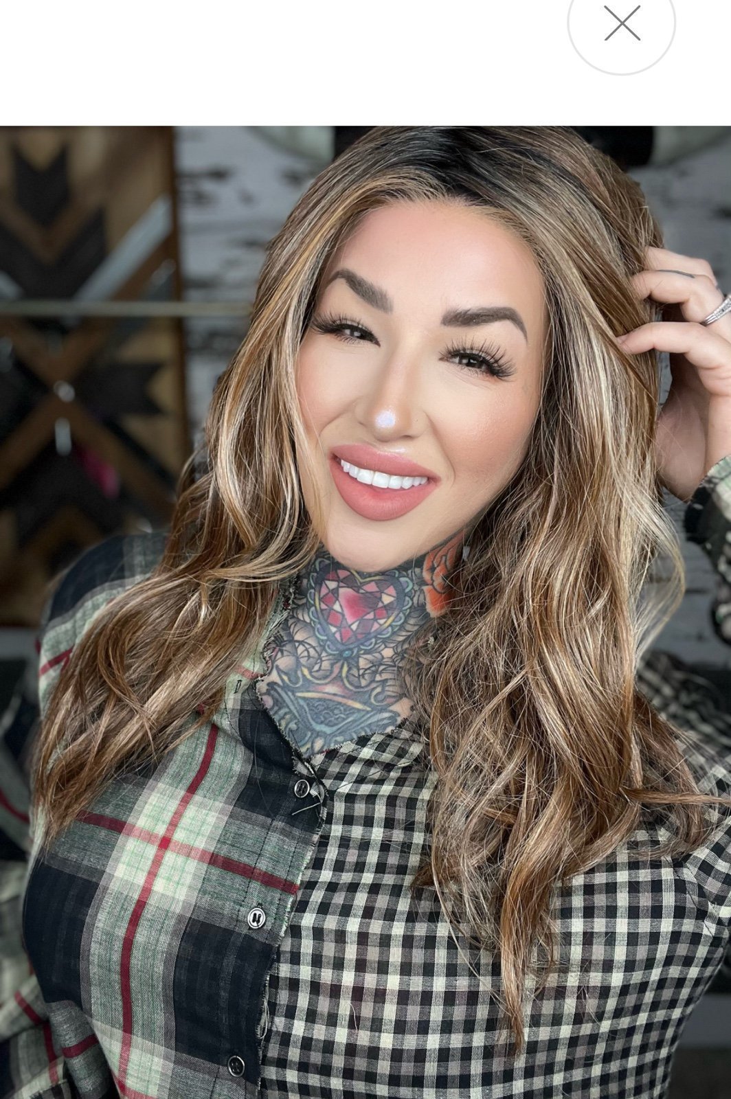 Rebel Gypsy “Penthouse” monofilament part wig