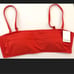 Calvin Klein Mandarin Pleated Bikini 4 swim top strapless