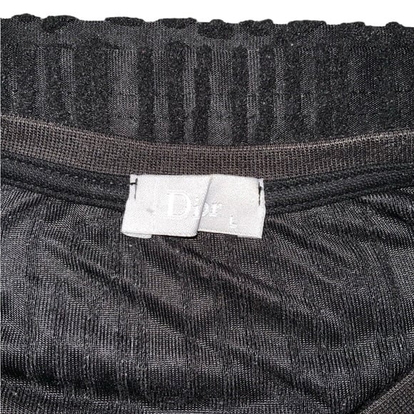 DIOR Men’s PREOWNED Towel Logo Print Tee - SZ LG