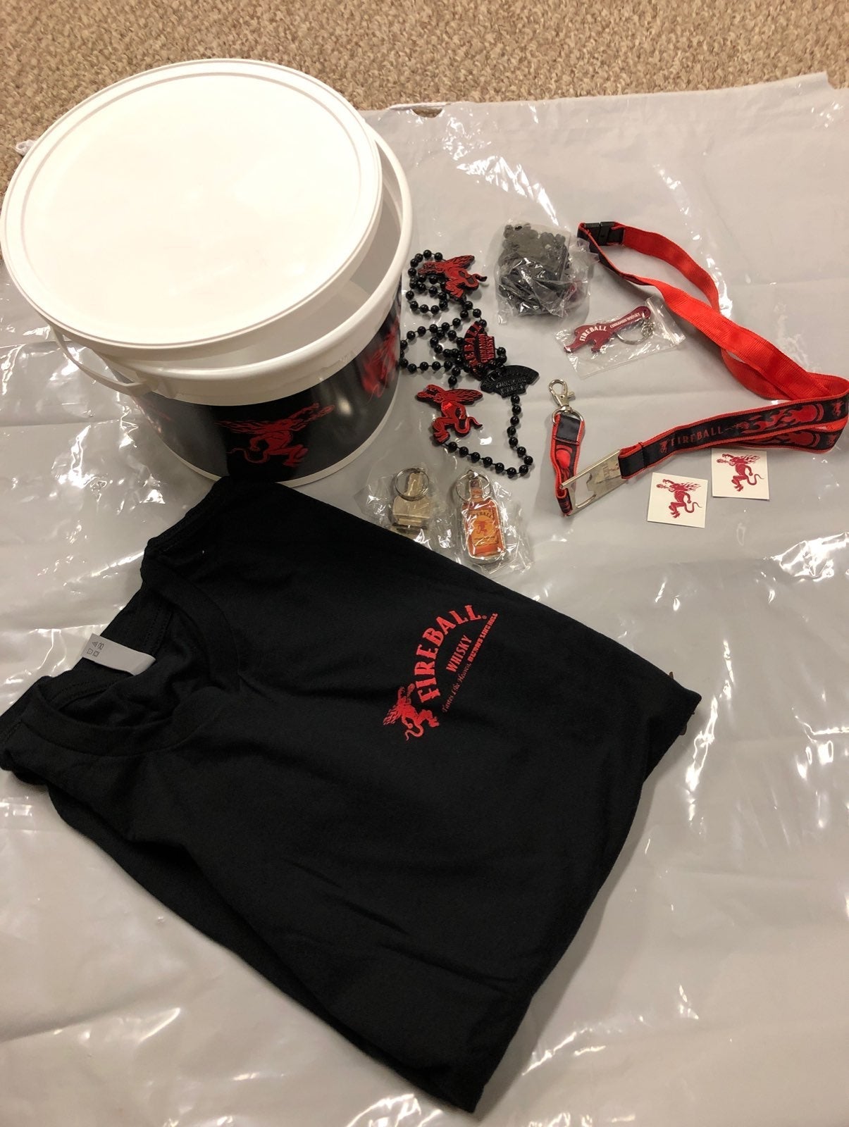 New FireBall Bucket full with stuff