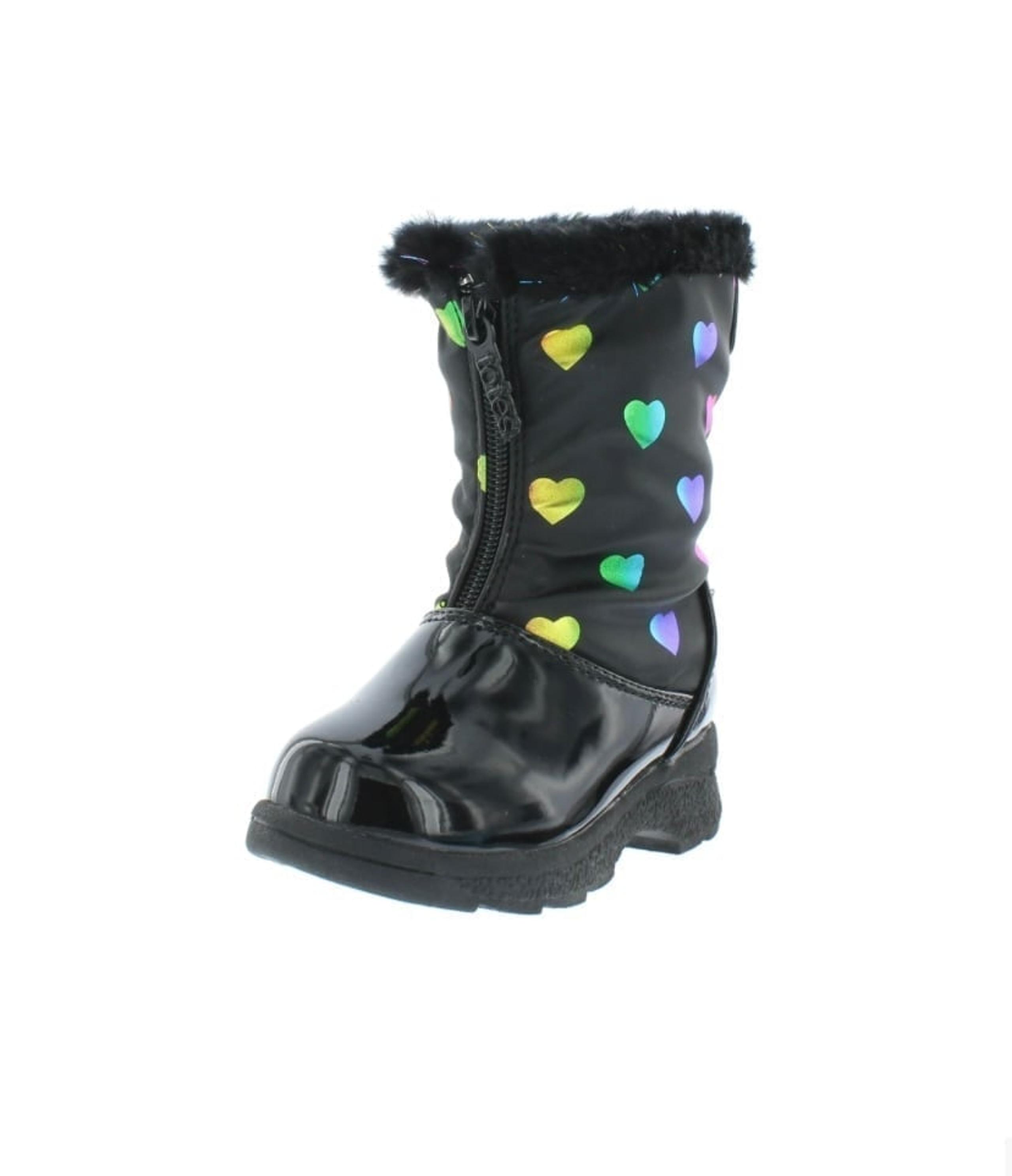 NEW Totes Toddler Girl Winter Snow Rain Boot Size 7T