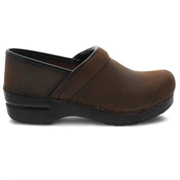 DANSKO Personalized Professional Antique Brown Oiled nurse clog 41 / 10.5-11