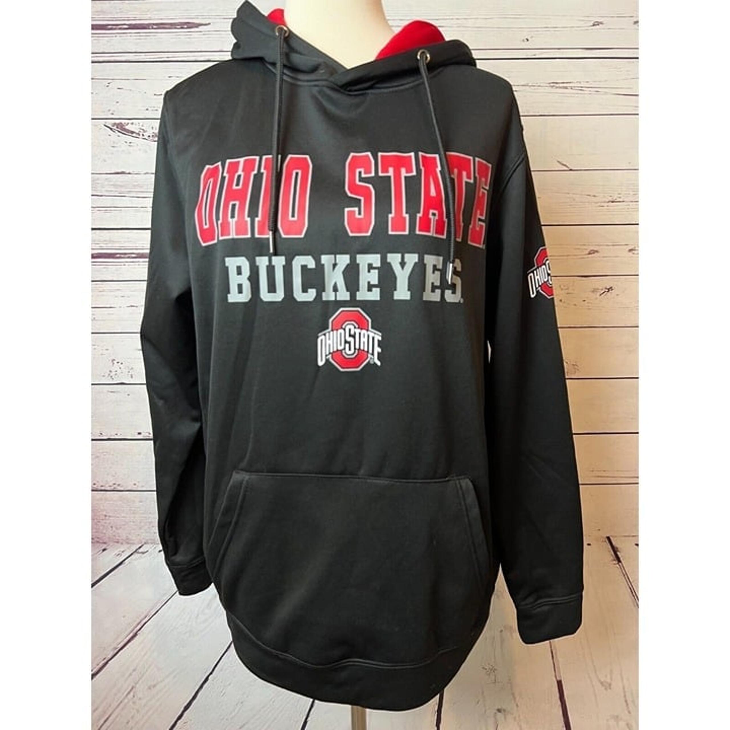 Ohio State Buckeyes Hooded Sweatshirt Hoodie size Medium Mens Colosseum