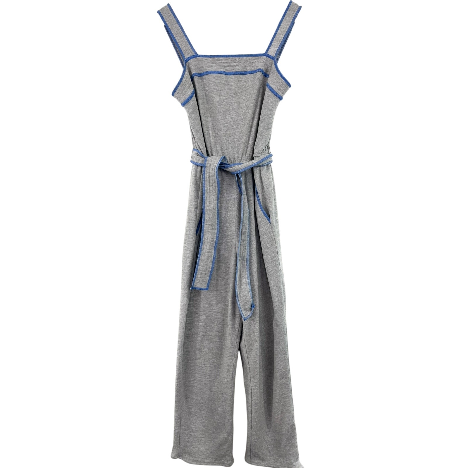 Anthropologie Madeline Gray Jumpsuit XS Comfy Casual Relaxed Loungewear