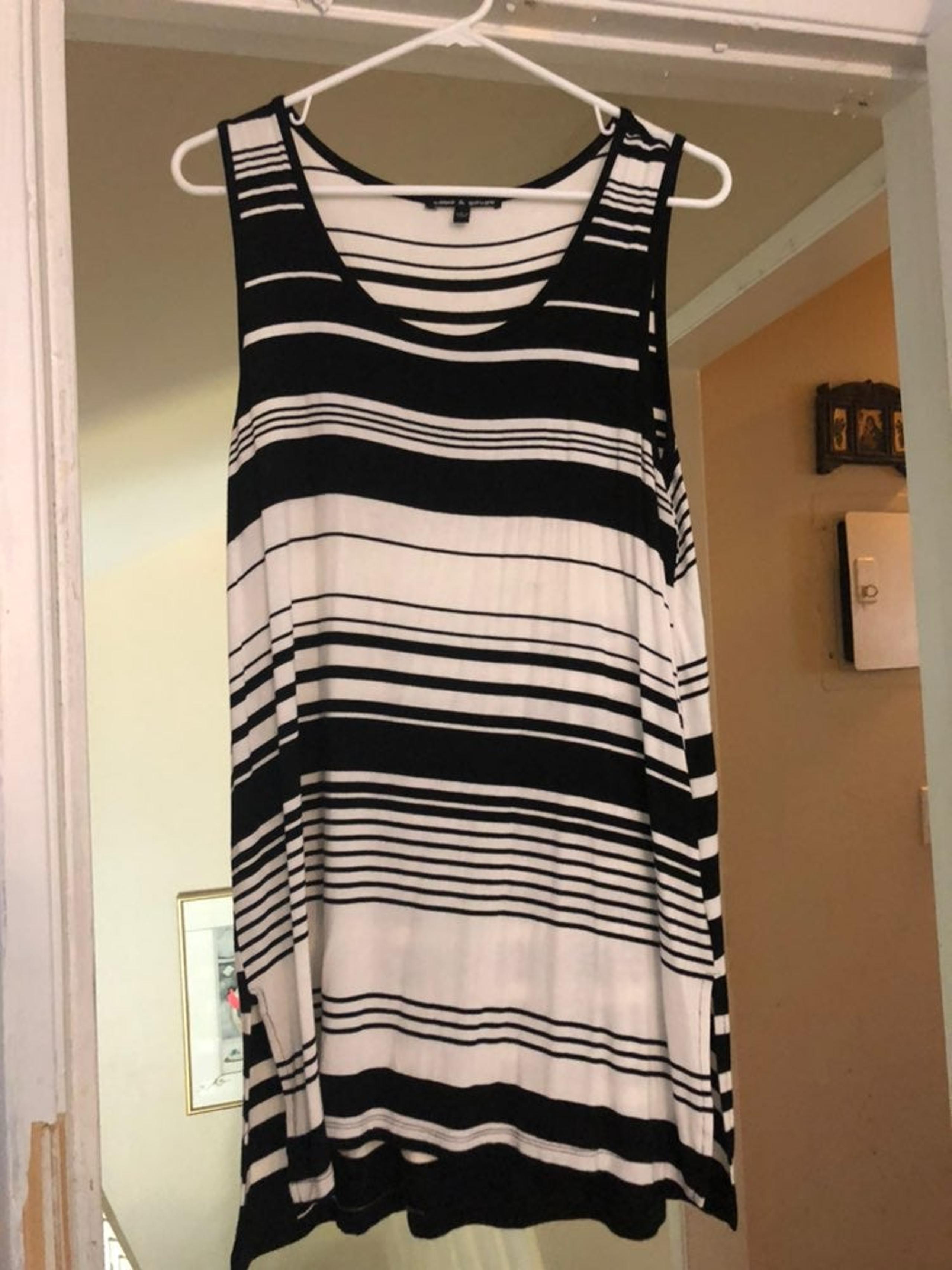 Long Striped Tank