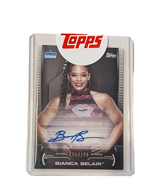 Bianca Belair Bel Air Autograph WWE Topps WWF auto /199 sp rc 2021 SEALED champ