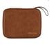 Frye and Co. Vegan Leather Tech Storage Color Cognac Brown Case BRANDNEW!♥️♥️♥️