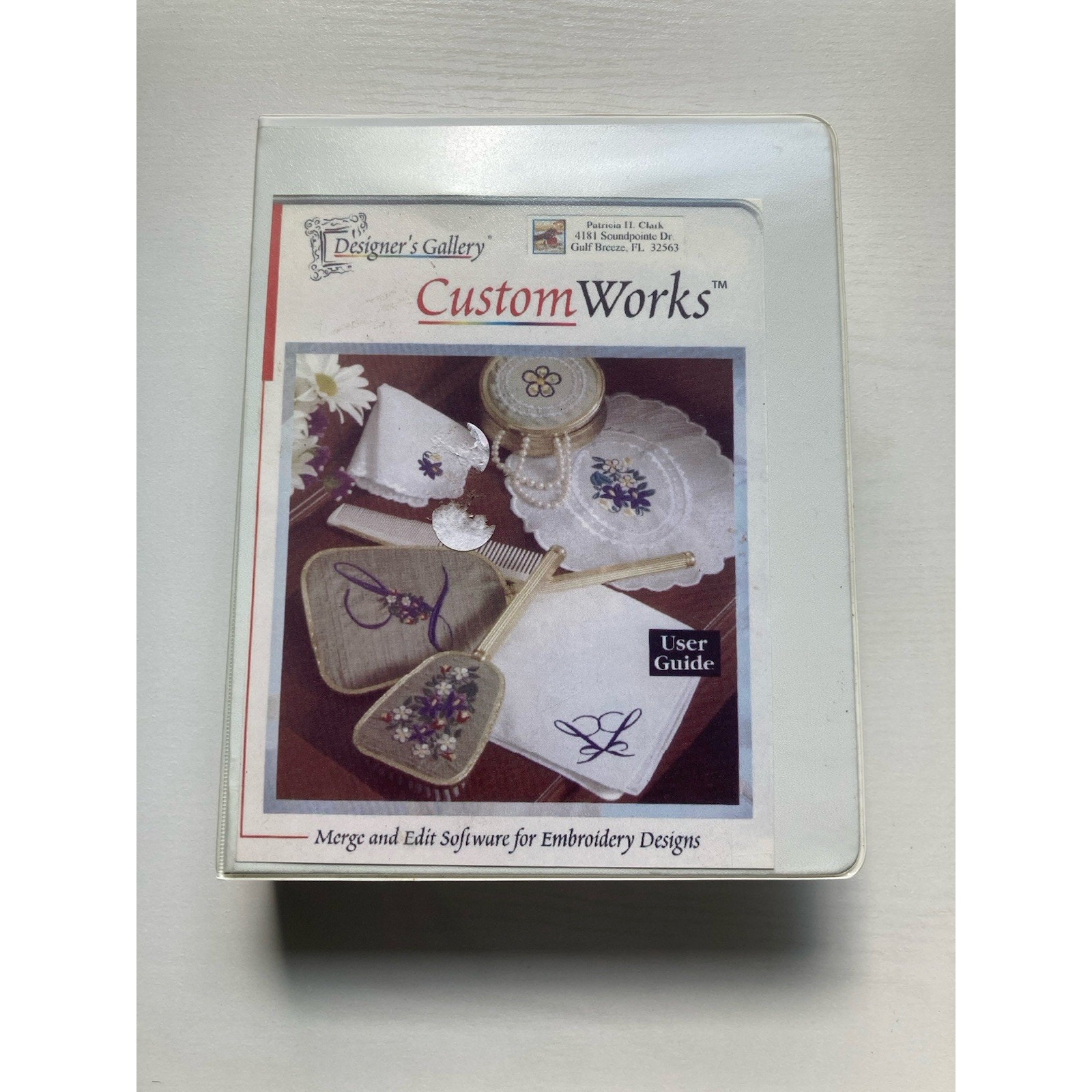 Designer's Gallery Software Custom Letter Studio Density Hoop Size Color Works