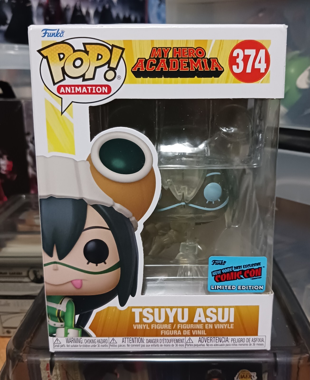Funko Pop Tsuyu Asui #374 My Hero Academia - Official 2021 NYCC