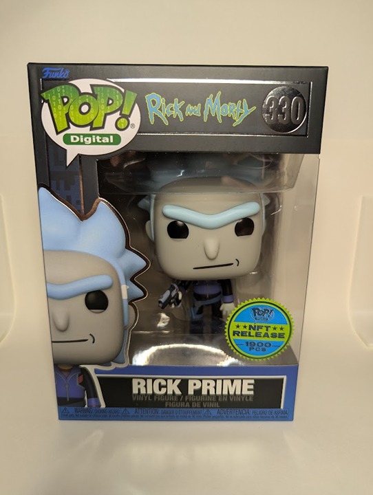 Funko Pop! Rick Prime Rick and Morty NFT LE 1900