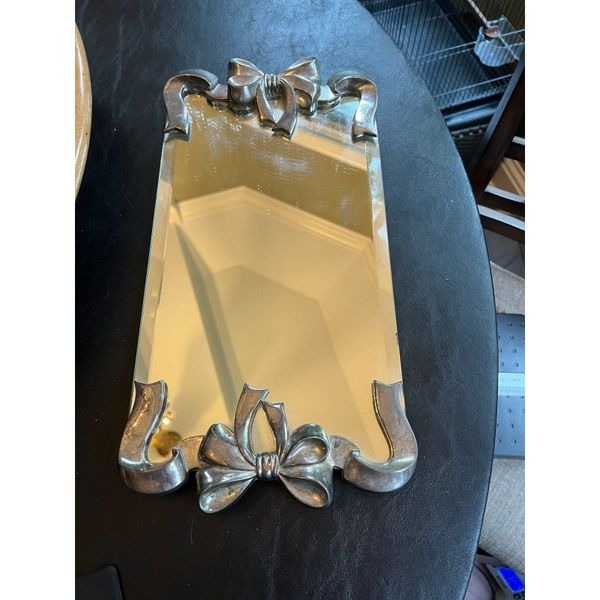 Vintage Gsa Goddinger Vanity Mirror w/Bows