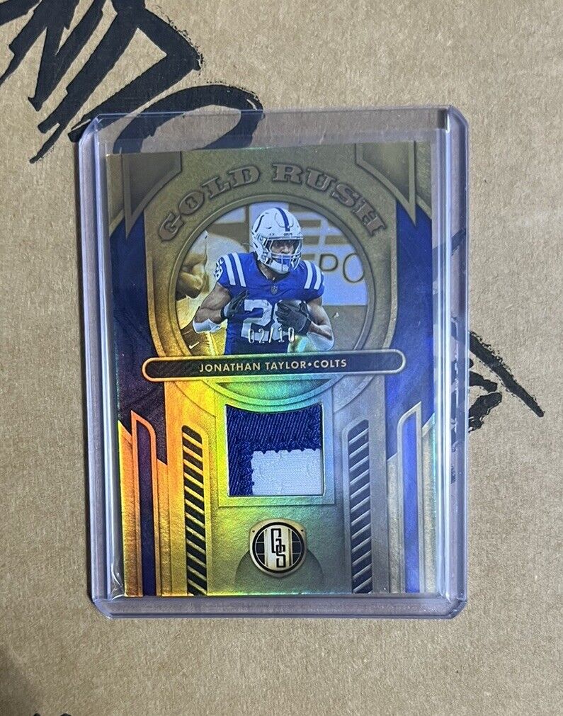 2024 Gold Standard - Jonathan Taylor - Gold Rush #GR-JTR /10 2-color 2/10