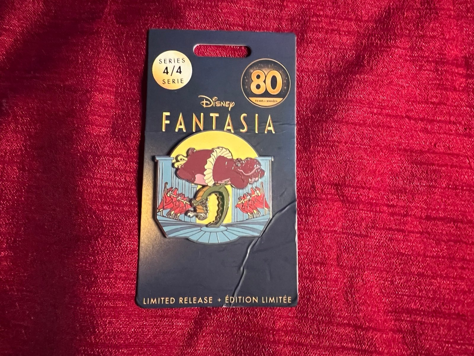 Disney Fantasia 80th Anniversary Pin Hyacinth Hippo and Ben Alligator LR Pin