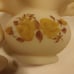 2 Pc Fenton Vases Cream n Yellow Artist Signed