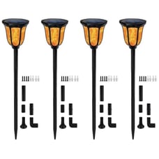 Solar Torches Landscape Solar Torch Light Lighting 4 Packs