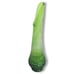 Vintage MCM LE Smith Avocado Green Solitaire 16 Glass Swung Vase