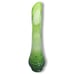 Vintage MCM LE Smith Avocado Green Solitaire 16 Glass Swung Vase