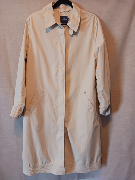 Vintage 90's Faconnable Women's Rain/Trench Coat Sz L