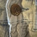 Vintage Corduroy Pants Jeans women’s blue Straight leg 80s Waist 24” Rise11 Ins