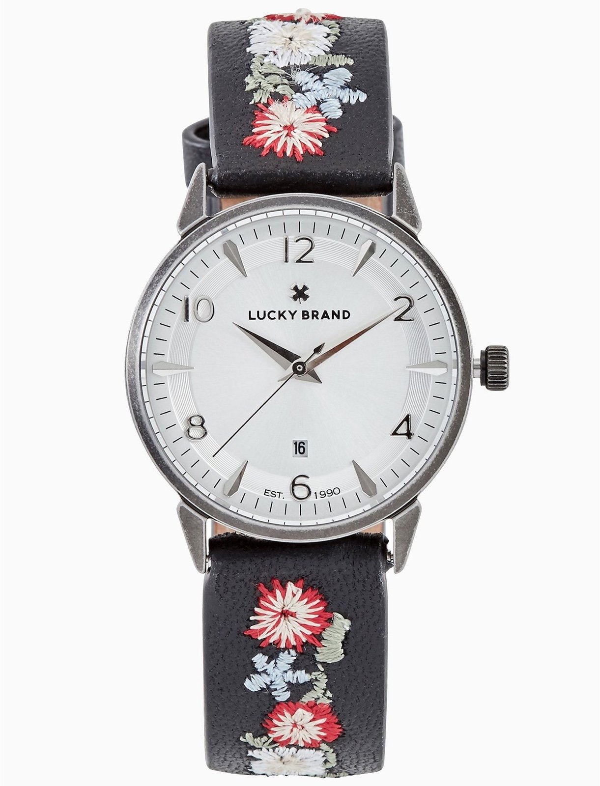 Lucky Brand Torrey Multi-Embroidered Watch, 34mm