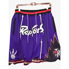 VTG TORONTO RAPTORS 1998-99 JUST DON NBA BASKETBALL SHORTS SIZE XXL 36 38 40