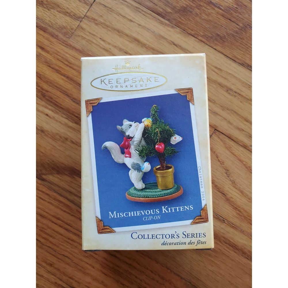 Hallmark 2004 Mischievous Kittens 6th Ornament