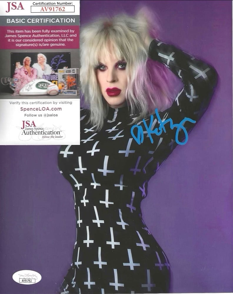 KATYA ZAMOLODCHIMOVA SIGNED 8X10 PHOTO + JSA COA