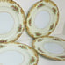 Vintage Noritake M Collection Floral Dinner Plates 10” Japan Gold Trim Set of 4