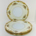 Vintage Noritake M Collection Floral Dinner Plates 10” Japan Gold Trim Set of 4