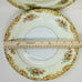 Vintage Noritake M Collection Floral Dinner Plates 10” Japan Gold Trim Set of 4
