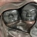 Vintage Large Leather Face Mold Wall Hanging Folk Art African Art