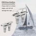 Pull Up Boat Cleats Retractable Boat Claet 316 Stainless -Flush Mount Cleat 6”
