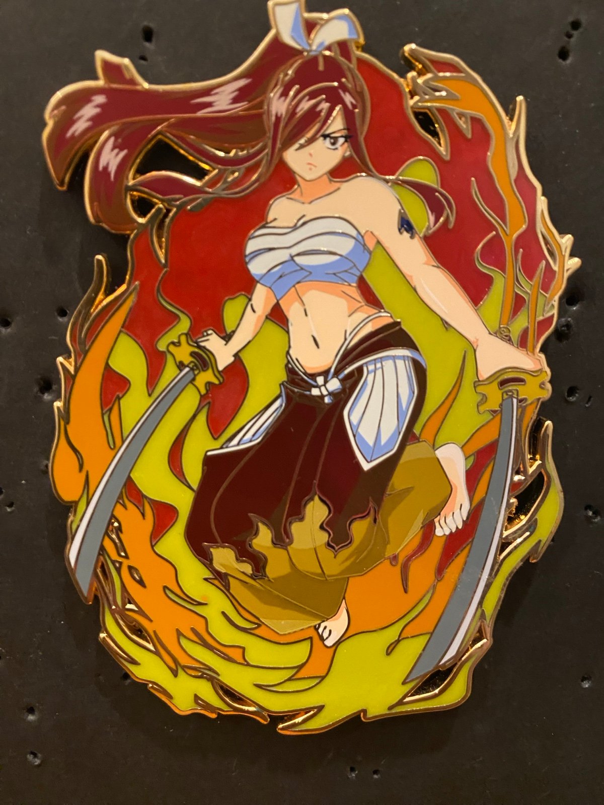 Fairy Tail: Erza Scarlet Limited Edition Man On The Moon Enamel Pin