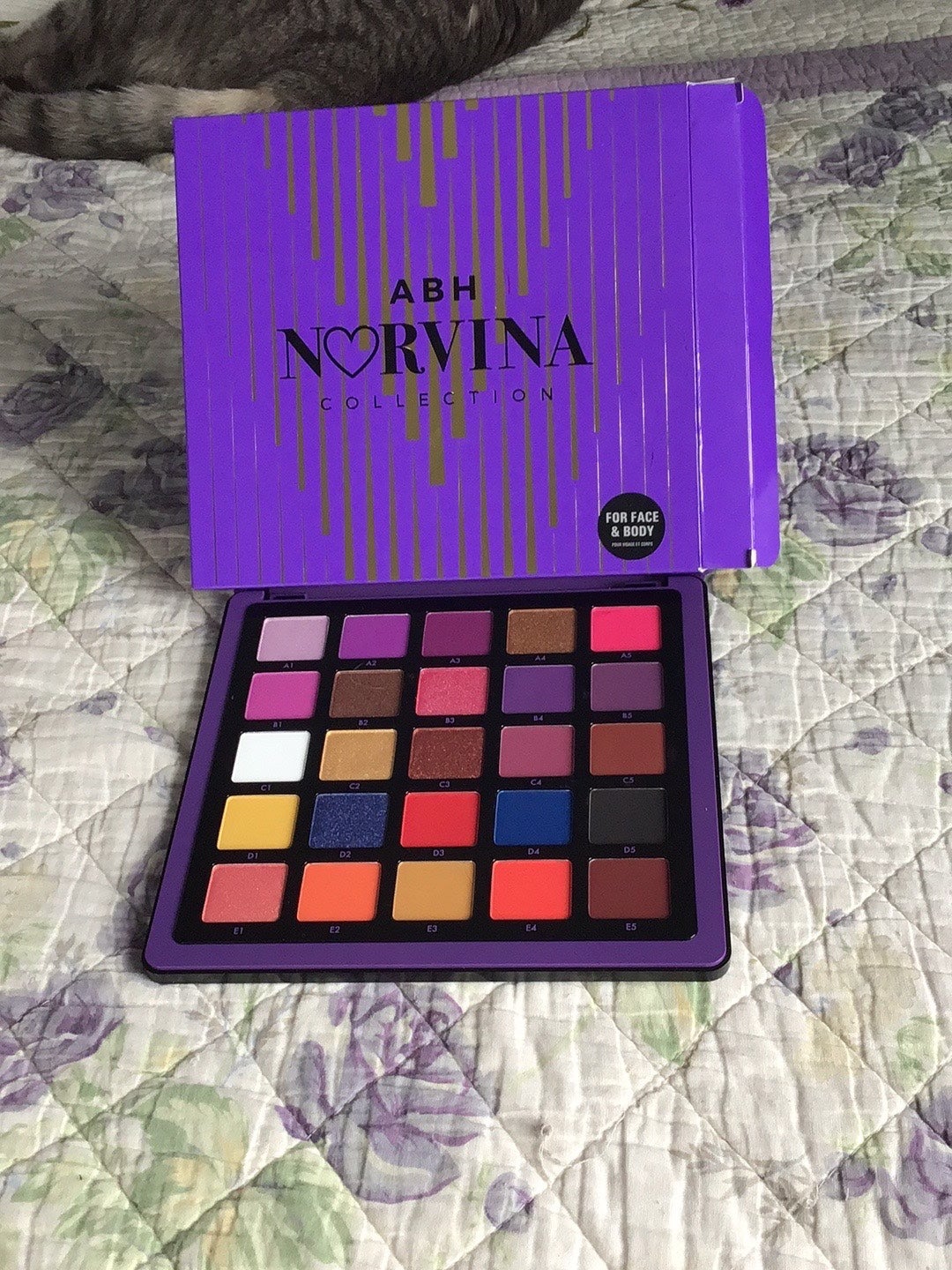 ABH Anastasia Norvina Pro Eye Shadow Pigment Palette Vol. 1 New In Box Authentic