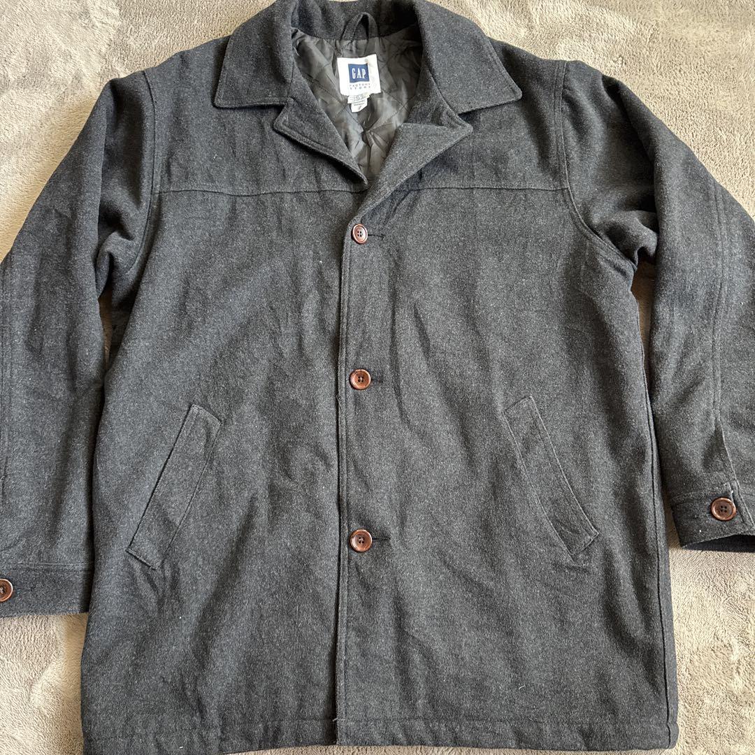 ジャケット・アウター 00s OLD GAP melton wool swing top BLK 00s Old Gap Wool Coat
