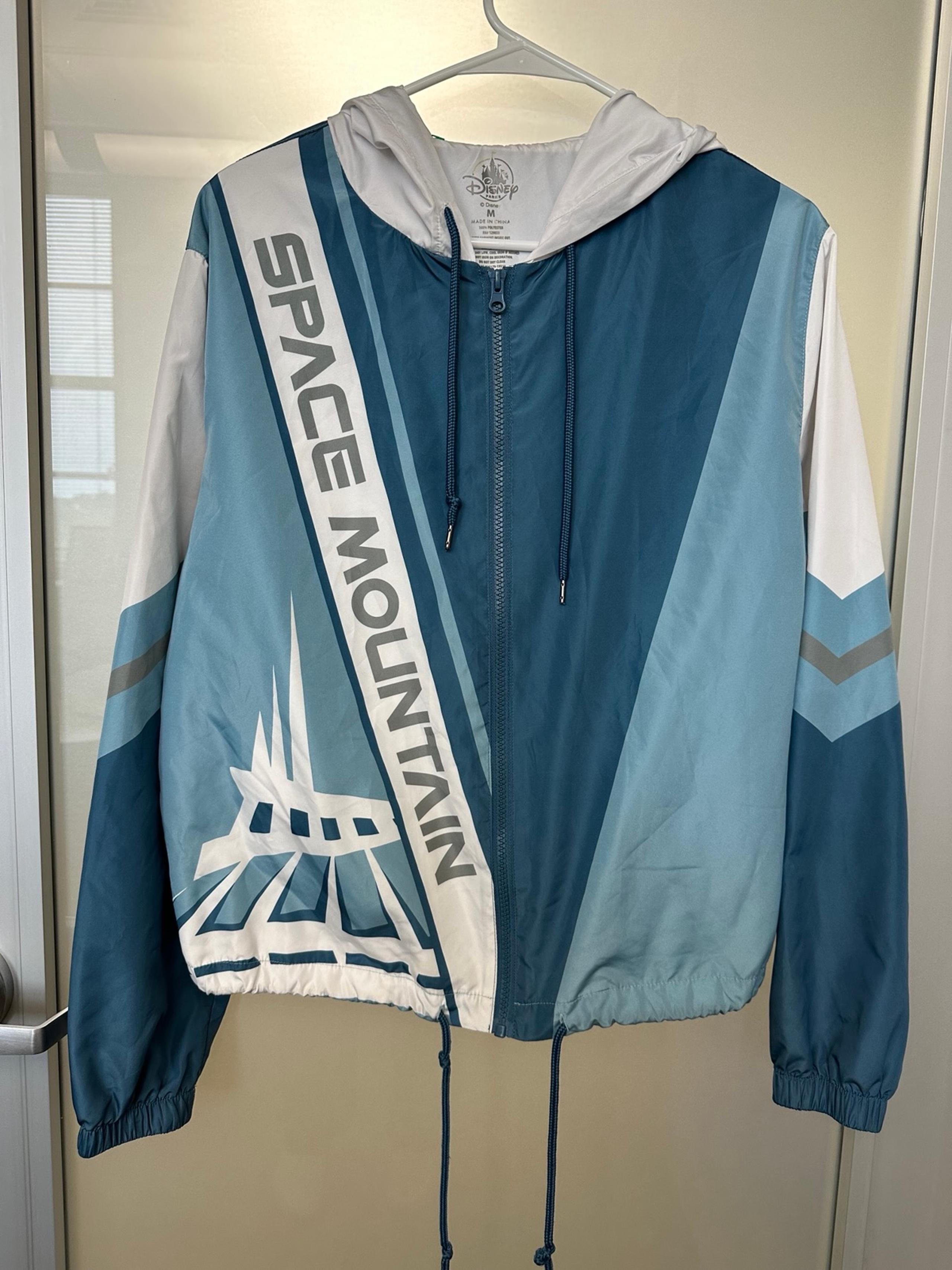 Disney Retro Space Mountain Women's Windbreaker size medium