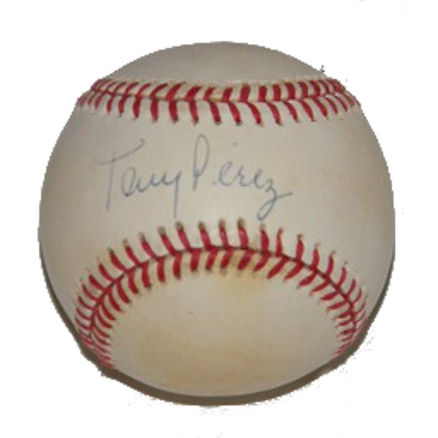 Tony Perez Signed Autographed Baseball