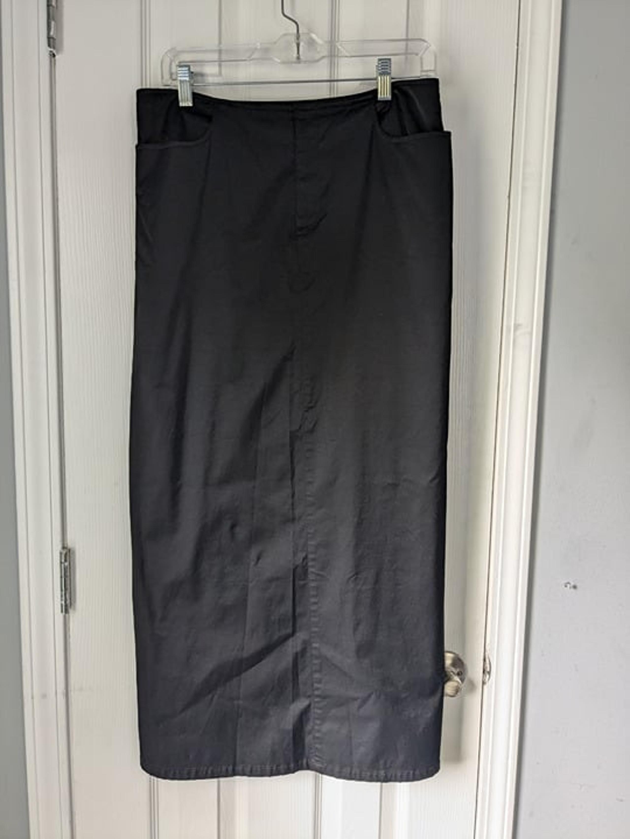 Calvin Klein Maxi Skirt, Black 90's/Y2K Style, Size 10, Minor Flaw see Photos