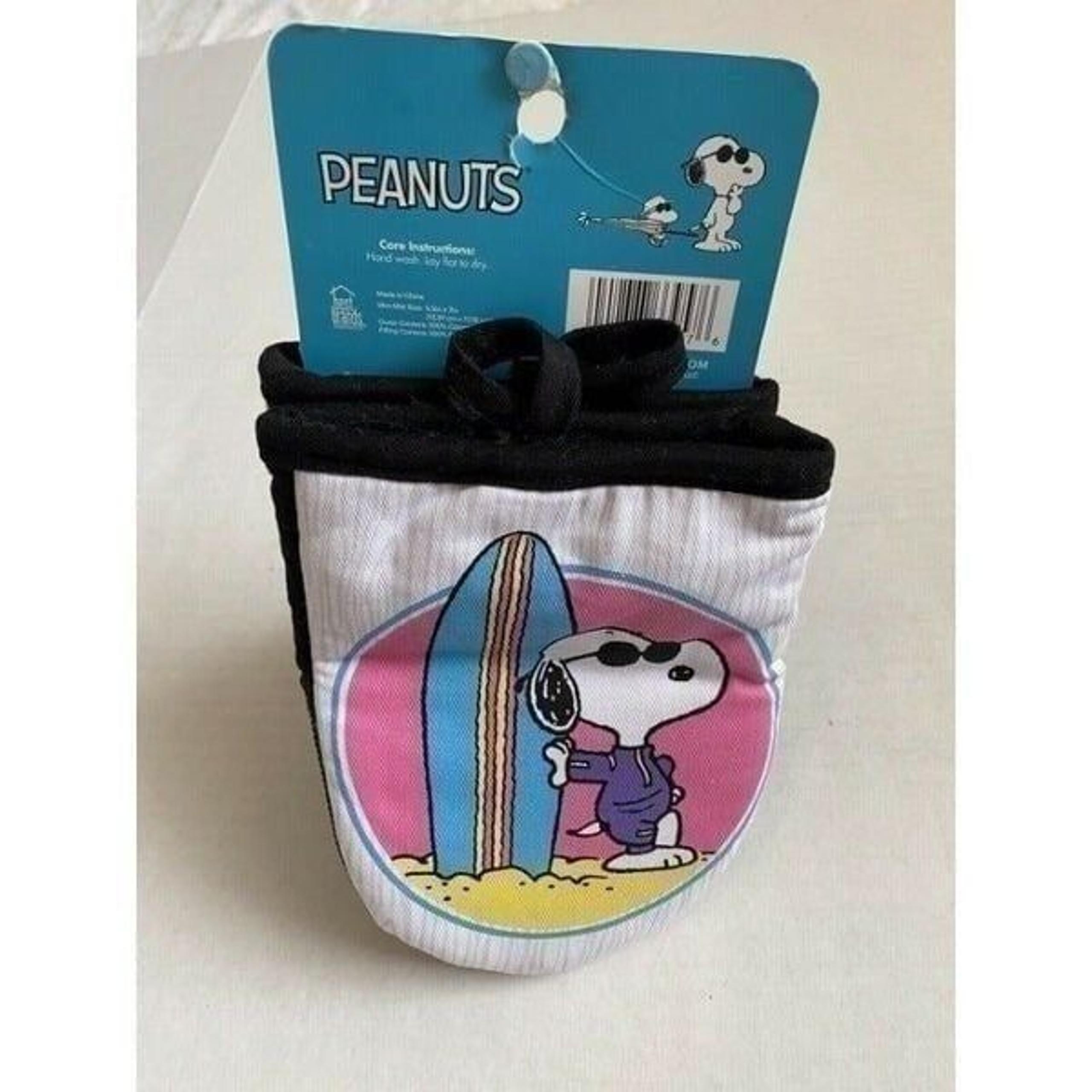 2 Pack Peanuts Snoopy Joe Cool Oven Mini Mitts Beach Surfing Kitchen NEW